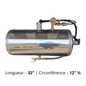 RÉSERVOIR À CALCIUM EN ALUMINIUM (ASSEMBLAGE COMPLET MONTÉ)