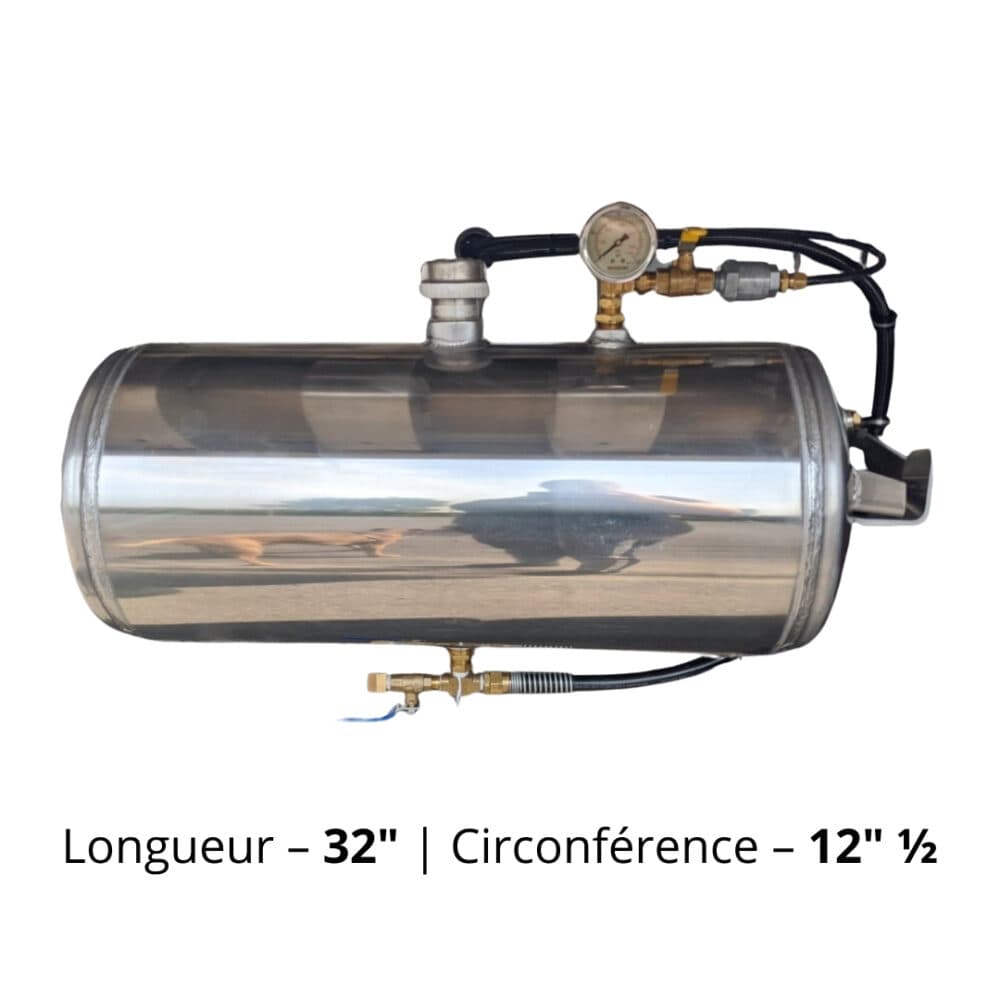 RÉSERVOIR À CALCIUM EN ALUMINIUM (ASSEMBLAGE COMPLET MONTÉ)
