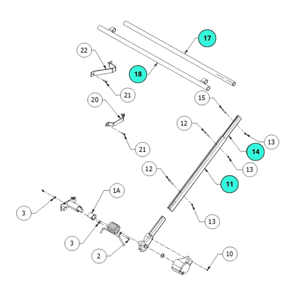 pivot arm assembly cross country