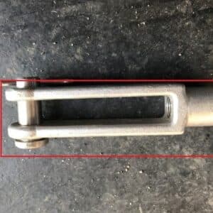 CLEVIS YOKE END 5/8