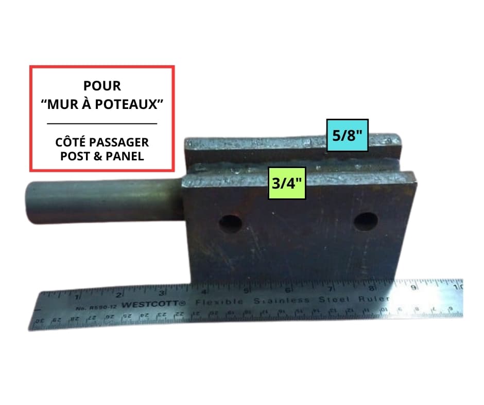 LOCK PIN CÔTÉ CONDUCTEUR - POST & PANEL - MUR POTE | RL-02S-21