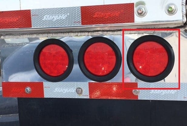RL-05S-03 LUMIÈRE SIGNAL LED ROUGE 4'' UNI-BOND - Image 2