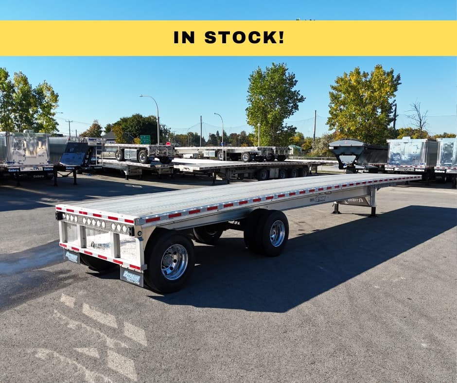 extreme trailer flatbed 2 axle