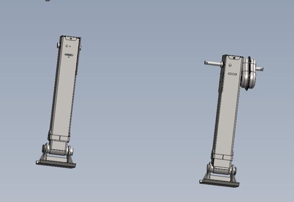 Landing Gear, Without Cross Shaft