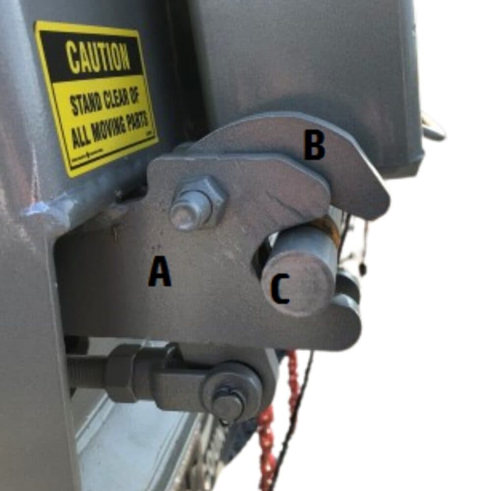 A) BRACKET DE TAILGATE 200041 - Image 2