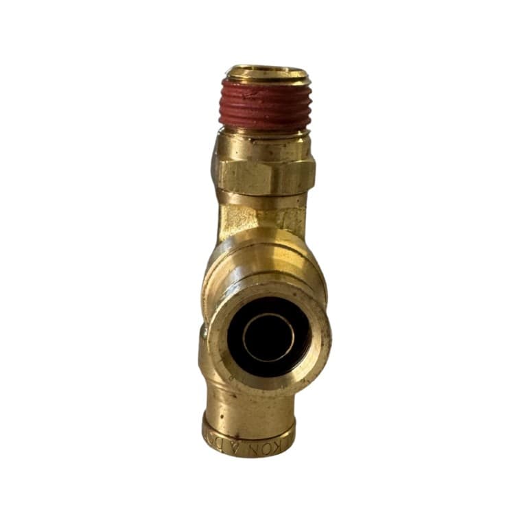 1471SW-6B | TEE ENDS TUBE AND MALE PIPE SWIVEL CENTER TUBE 3/8 x 1/4 - Image 2