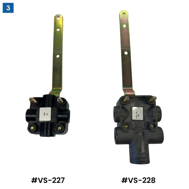 HENDRICKSON : DIFFÉRENCE VALVE DE CONTRÔLE DE HAUTEUR / LEVELLING VALVE DIFFERENCE - Image 4